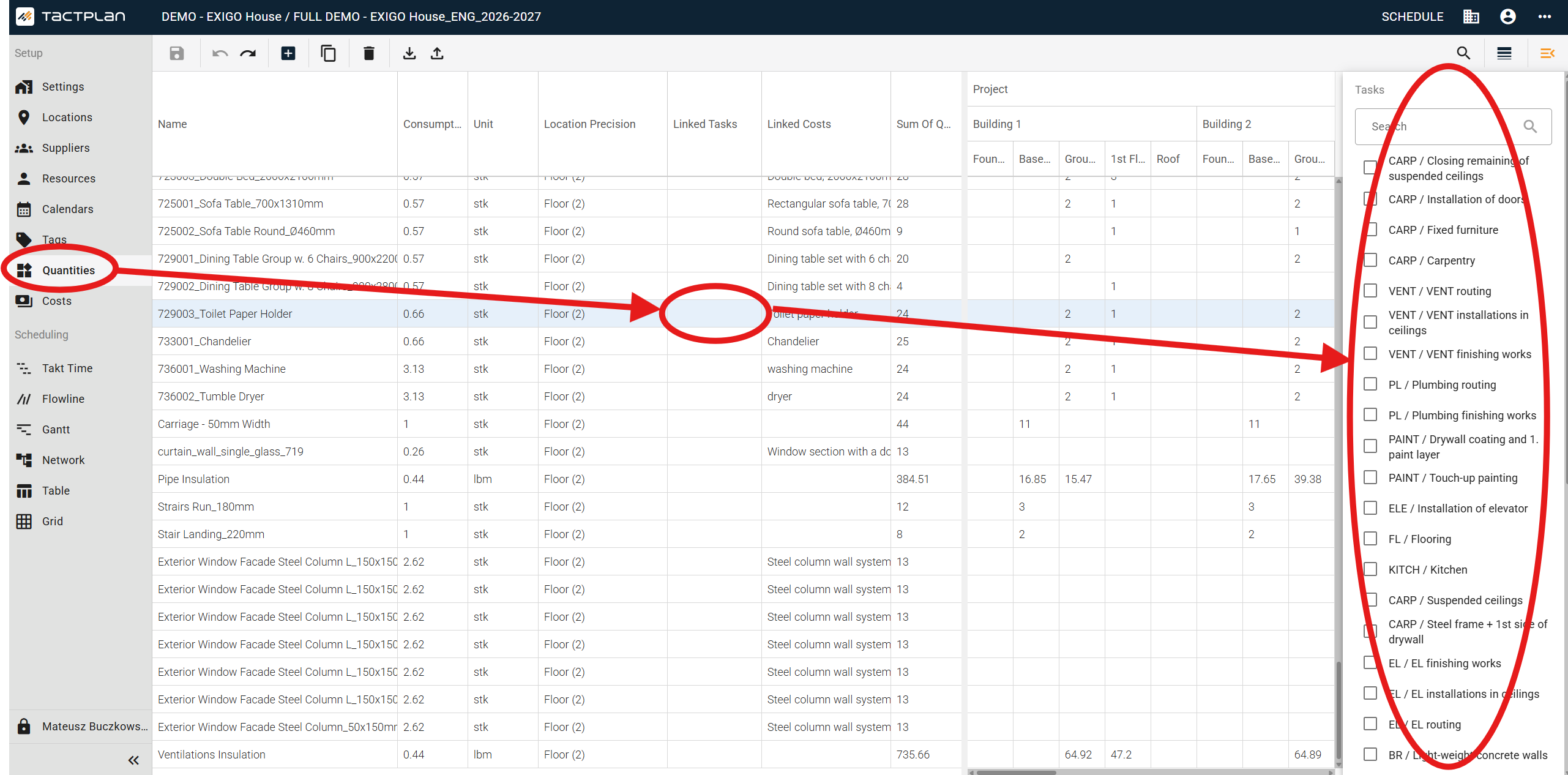Setup - Quantities - Task Panel - select quantity (en) (2.5.1)