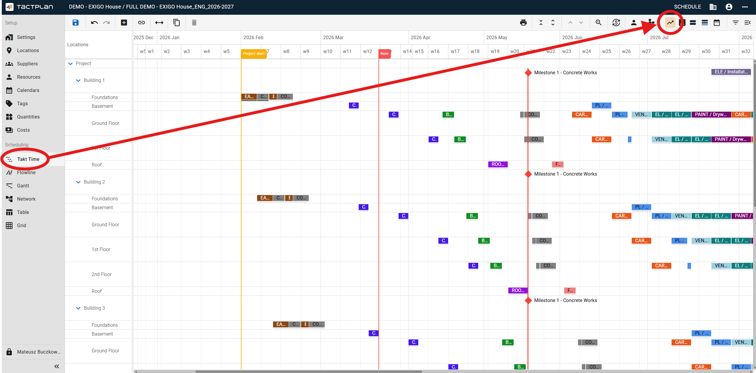 Scheduling - Takt Time - Show Progress (en) (2.5.1)