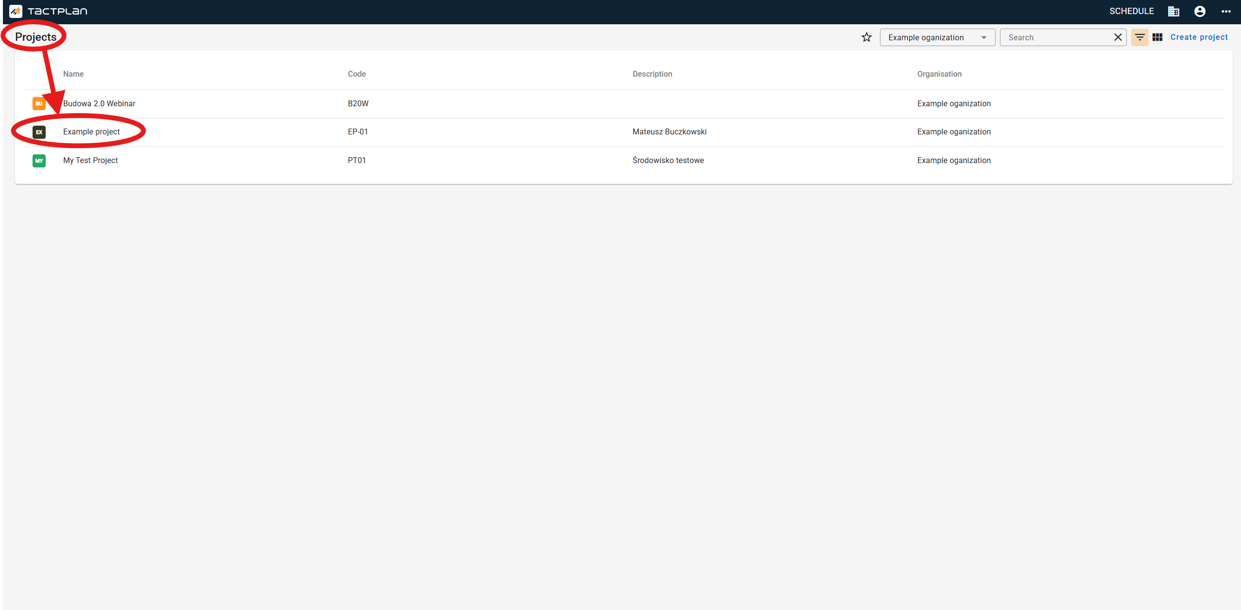 Projects - Project tabel (en) (2.5.1)