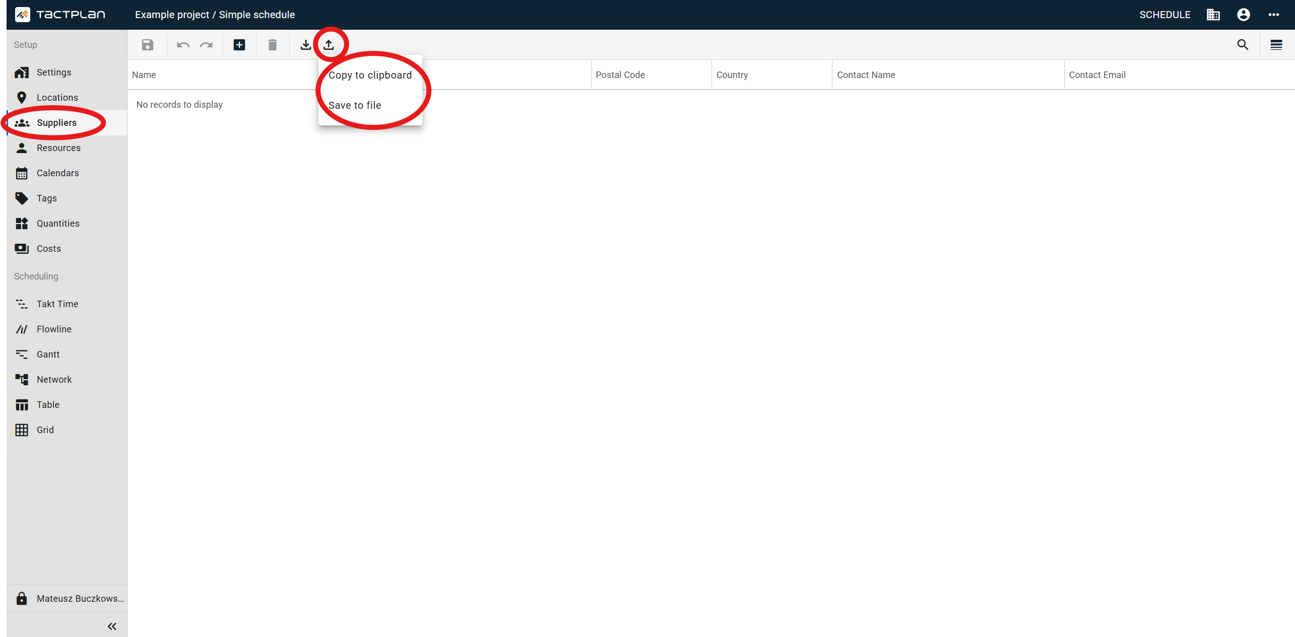 Setup - Suppliers - Export (en) (2.5.1)